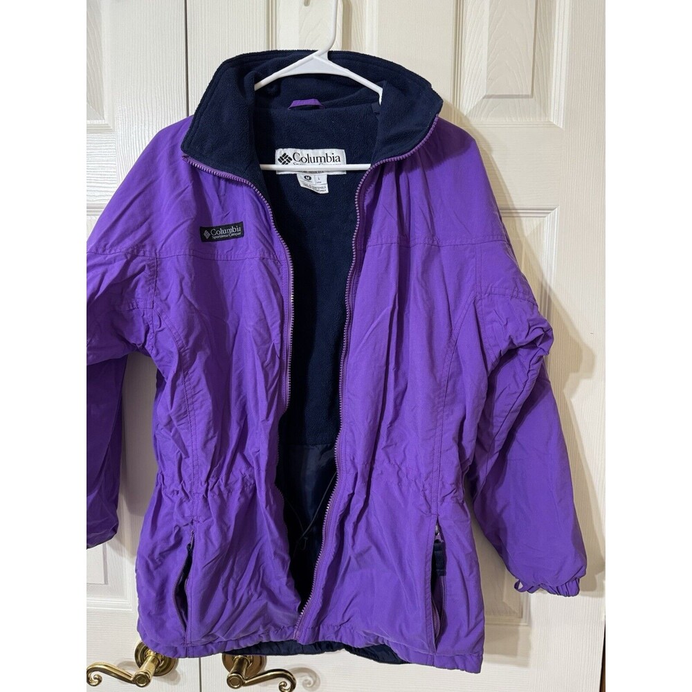 VTG 90s Women's‎ Columbia 3-in-1  Ski Snow Jacket Coat -M Lots Pocket - Picture 5 of 13